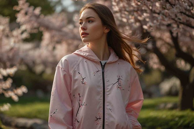 Pink Windbreaker Women