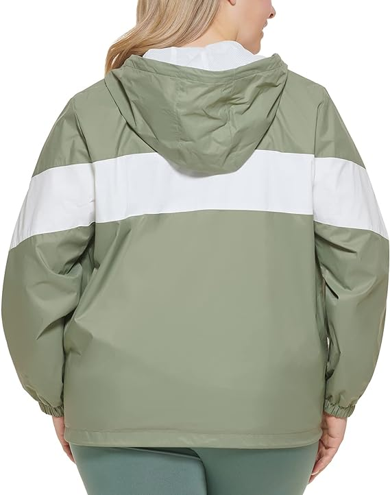 Plus size women's windbreaker jackets
