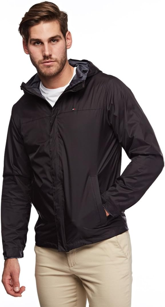 Black Windbreaker Jacket Mens