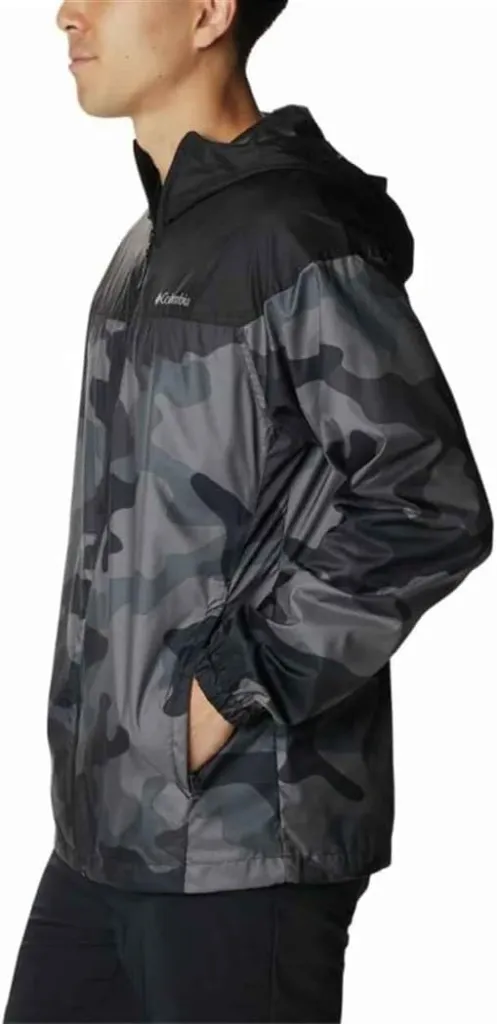 Black and Camo Windbreaker