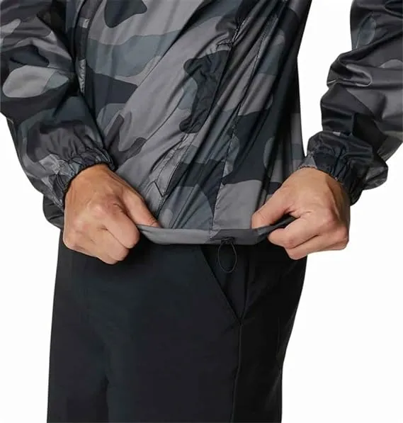 Black and Camo Windbreaker