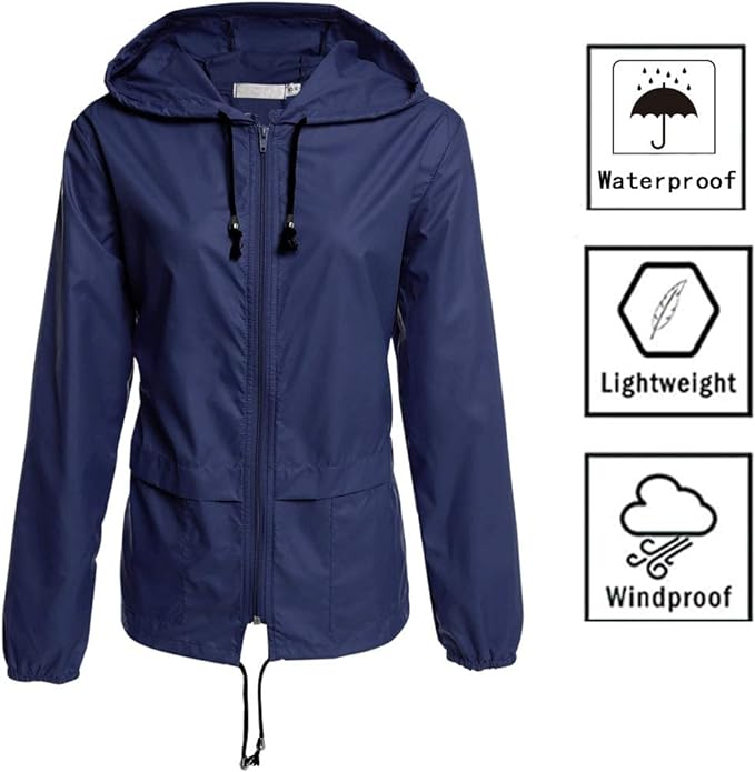Windbreaker jacket navy blue