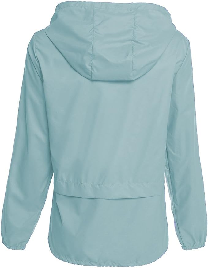 women's windbreaker waterproof jacket