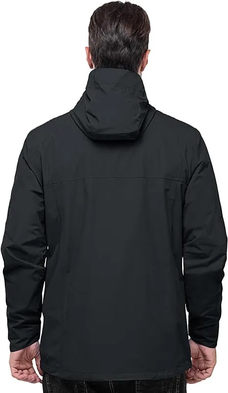 men's waterproof windbreaker with hood